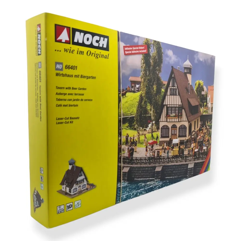 Taverne avec jardin à bière NOCH 66401 - HO 1/87 - 189x172x185mm - 4