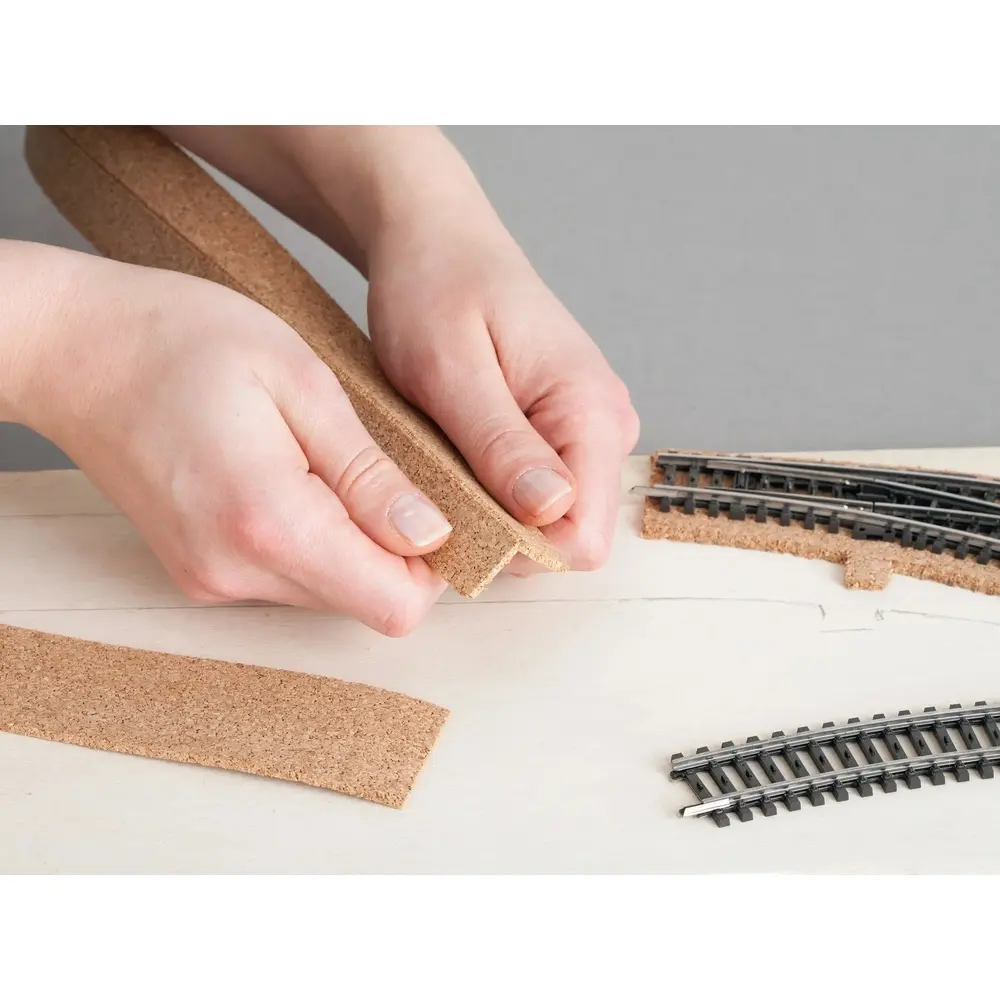 Plaque de liège, hauteur 3 mm - Noch 50416 - HO/TT/HOM - 2