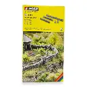 Murs miniatures en Granit Noch 58280 - HO 1/87 - 1040 x 15 mm - 3