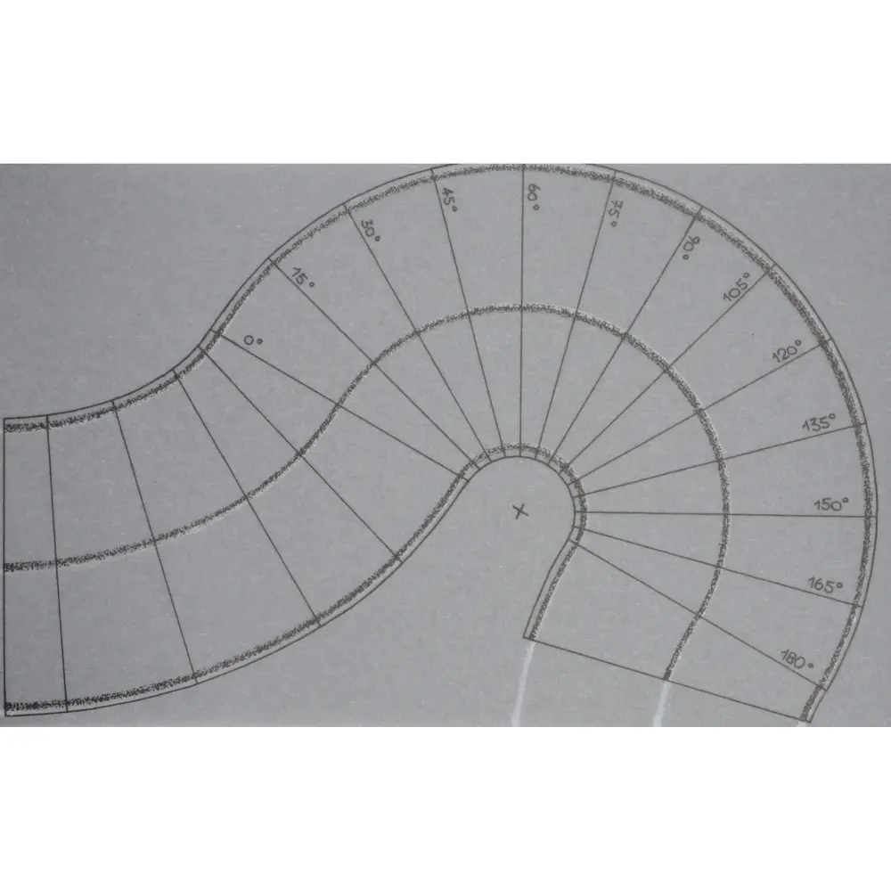 2 Routes Nationales - Virage - Gris - NOCH 60704 - Échelle HO - Largeur 80 mm  - 3