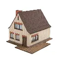 Petite maison de lotissement Laser-cut NOCH 66604 - HO 1/87 - 122x99x89 mm - 2