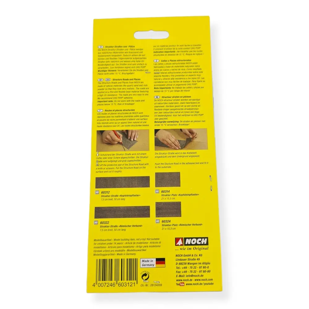 Route pavée, NOCH 60312, HO 1/87e - 2