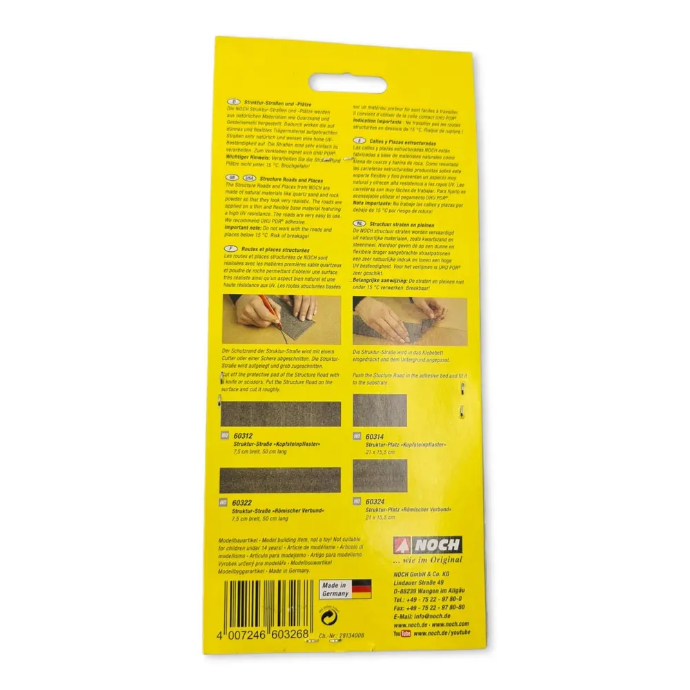 Pavé miniature "Place urbaine" Noch 60326 - HO 1/87 - 2