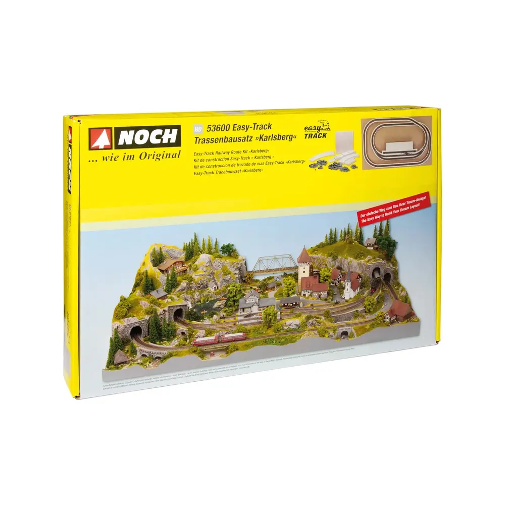 Kit de tracé ferroviaire Easy TRACK « Karlsberg » - Noch 53600 - HO 1/87 - 3