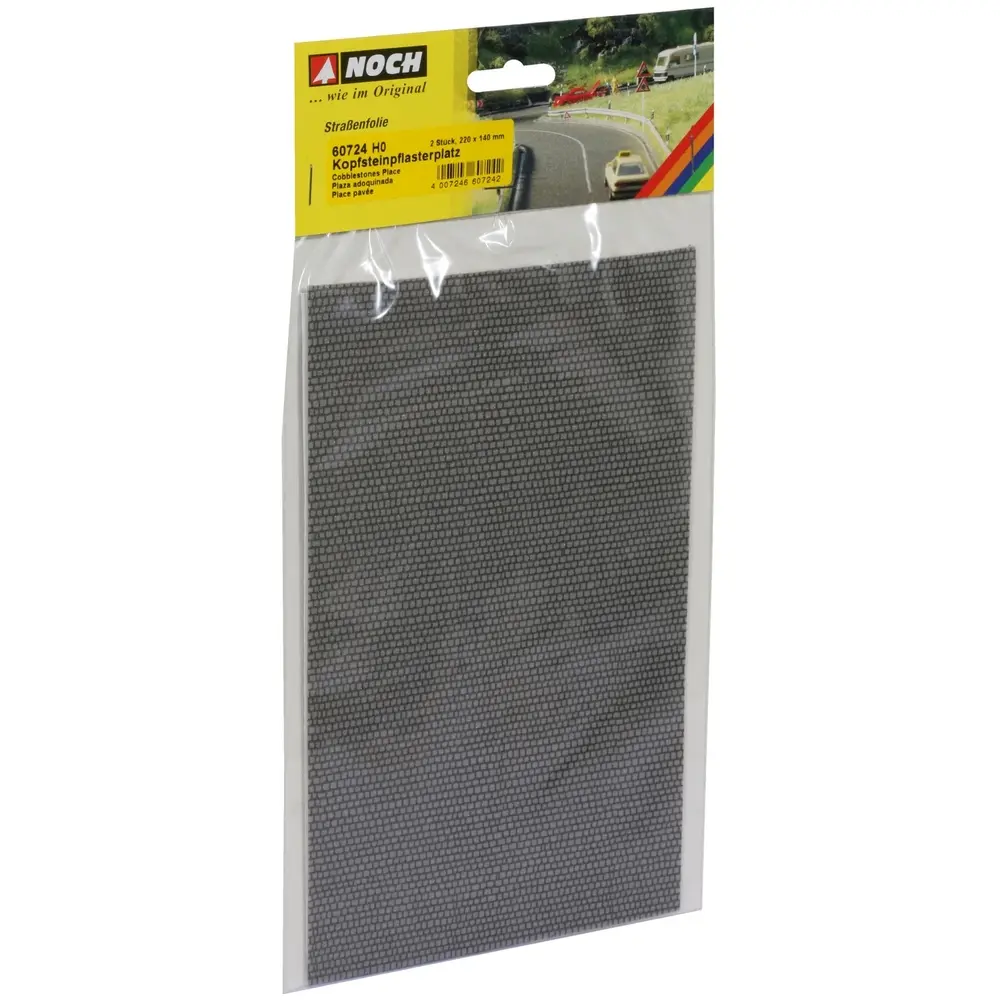 Pavés - Noch 60724 - HO 1/87 - 22x14 cm - 2 pièces - 2