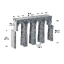 Viaduc en pierre - Noch 58660 - HO 1/87 - 37x24,5x4,4 cm - 2