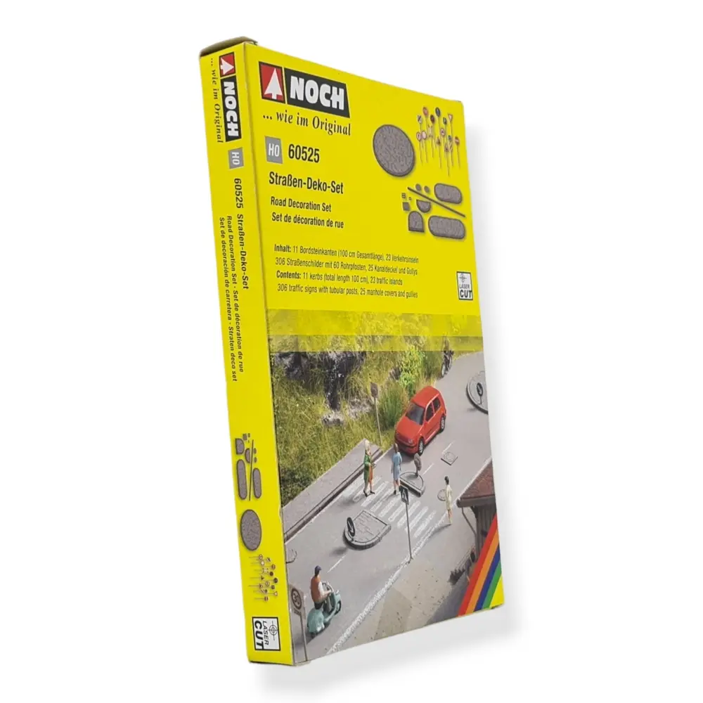 Kit décoration de la route Noch 60525 - HO 1/87 - 2