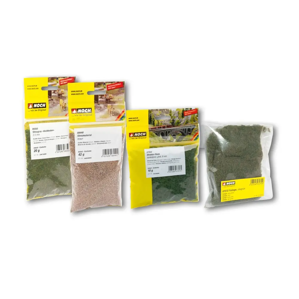 Set de départ végétation "En forêt" - Noch 60772 - Toutes échelles - 97 g - 4