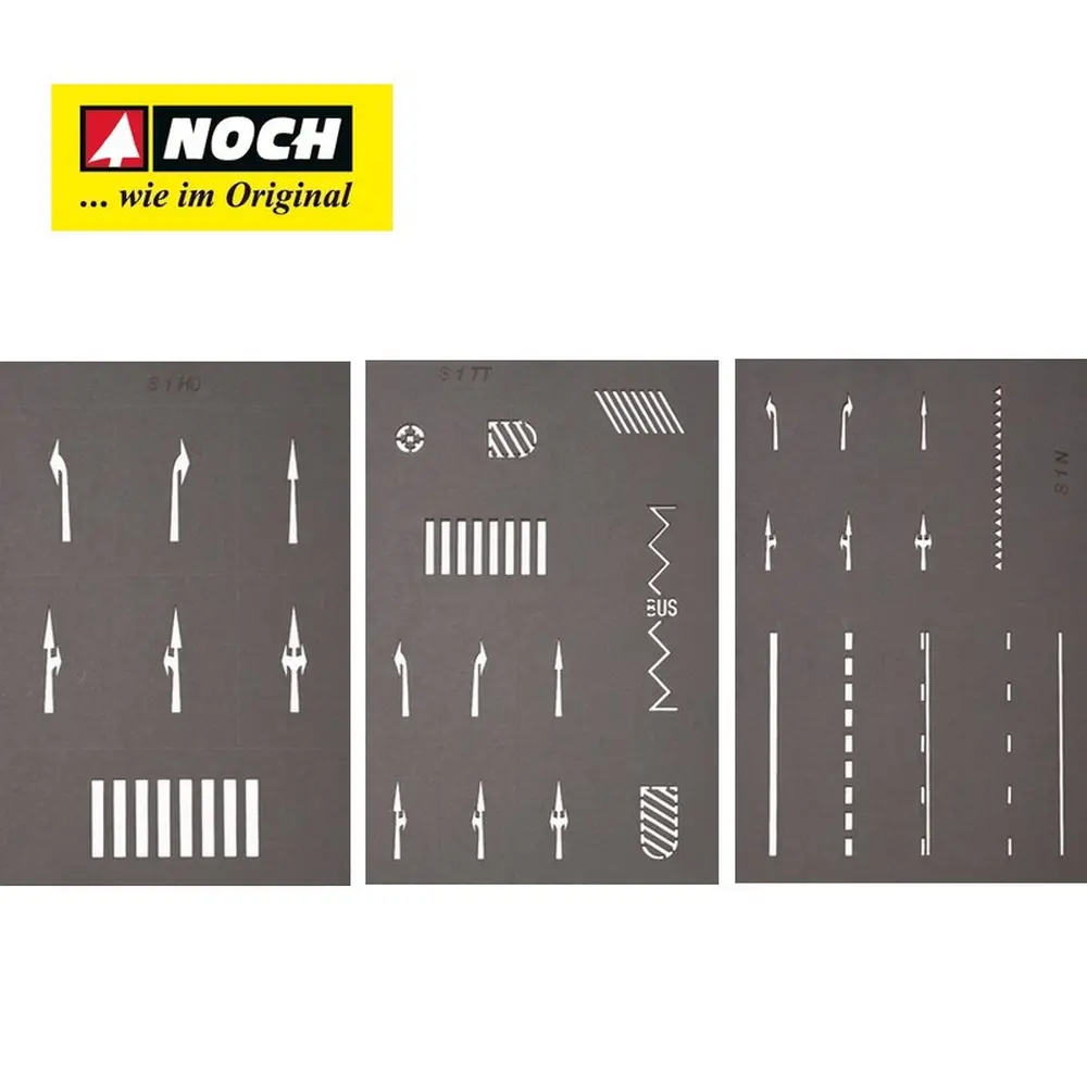 Kit démarrage "Marquage routier" NOCH 60740 - HO, TT & N - 3