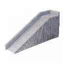 Grands escaliers imitation pierre - NOCH 58303 - HO 1/87 - 145 x 33 x 66 mm - 3
