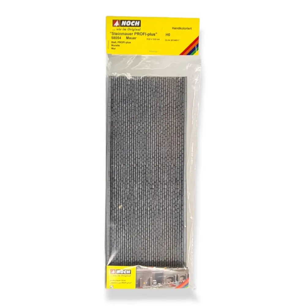 Mur de pierres miniature Noch 58054 - HO 1/87 - 334 x 125 mm - 2