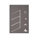 Gabarits "43 Marquages routiers" NOCH 60745 - HO 1/87ème. - 5