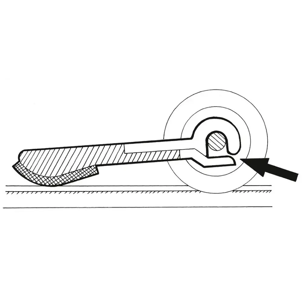Lot de 5 patins de nettoyage - Noch 60157 - HO 1/87 - 4