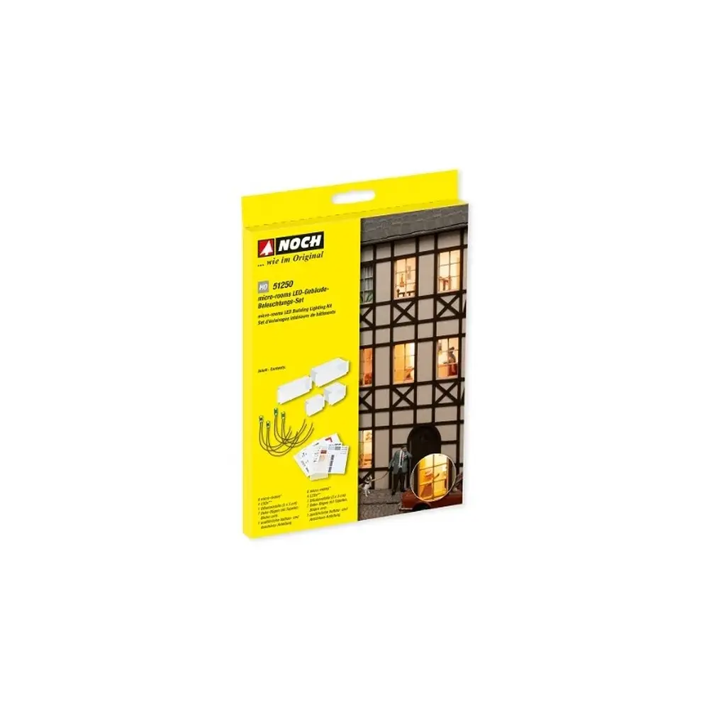 Kit d'éclairage de bâtiment LED - Noch 51250  - 2
