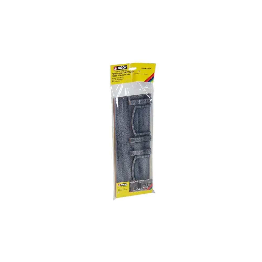 Mur d'arcade type pierre - Noch 58058 - HO 1/87 - 2