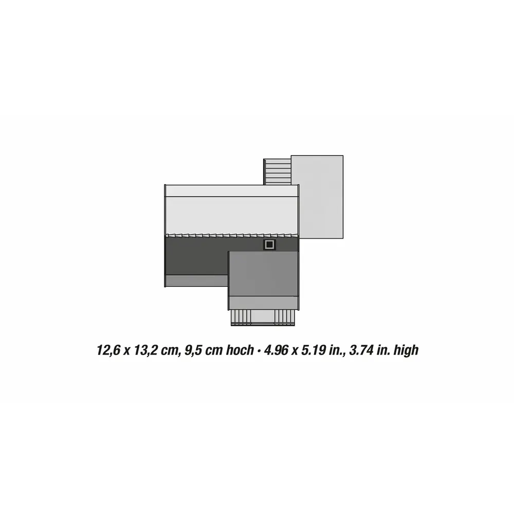 Maison de lotissement, garage - NOCH 66606 - HO 1/87 - 132x126x95 mm - 5