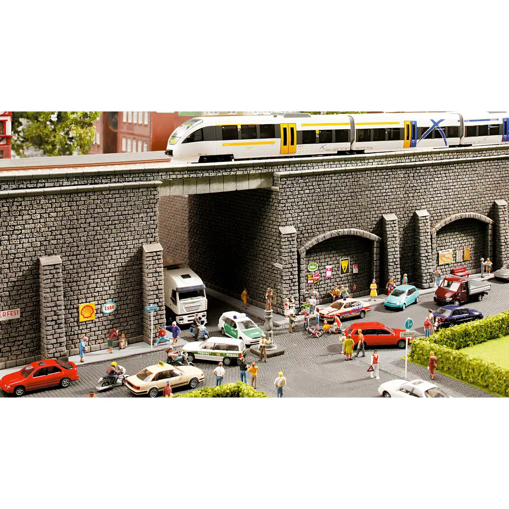 Mur d'arcade type pierre - Noch 58058 - HO 1/87 - 3