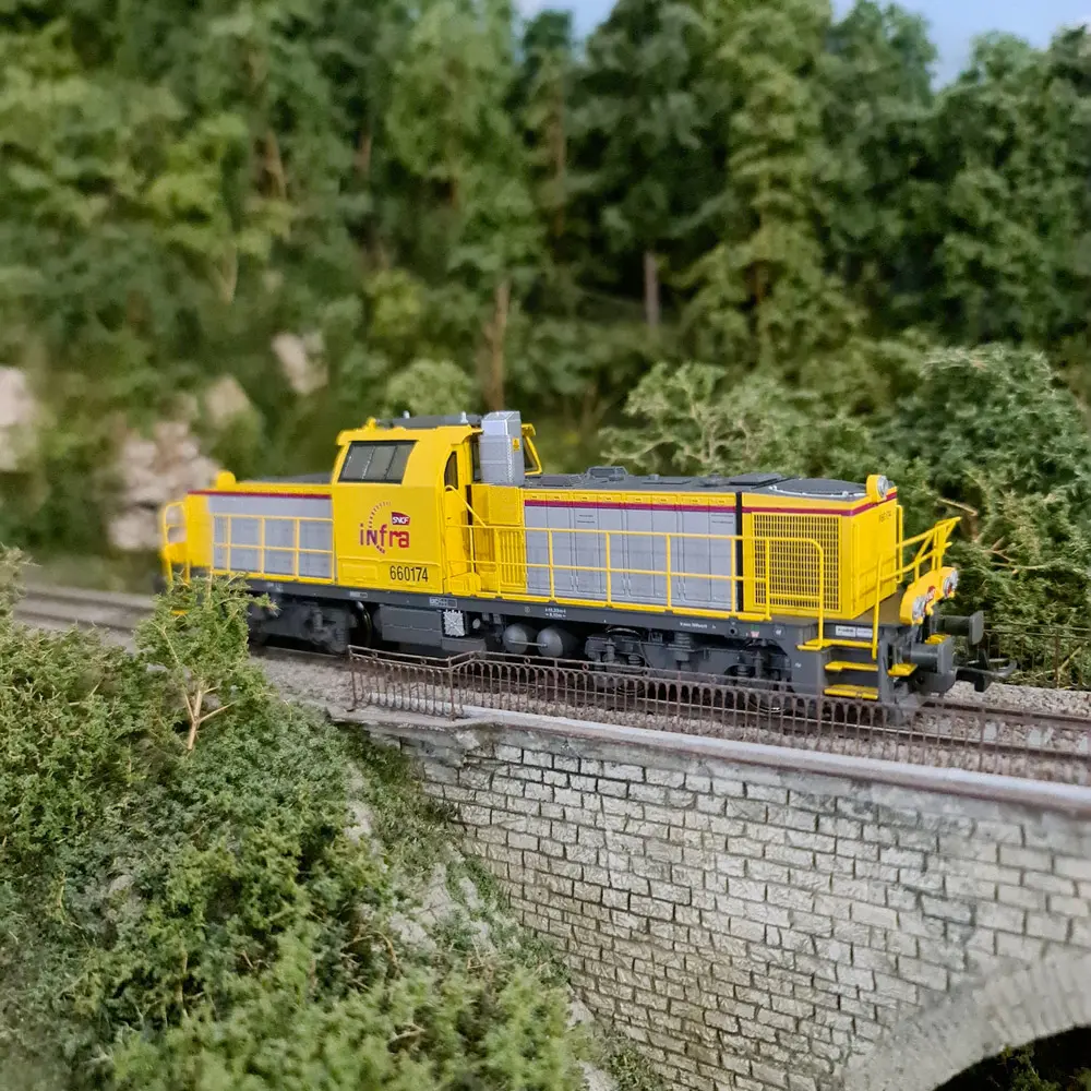 Locotracteur Diesel BB 60000 INFRA - Piko 96489 - HO 1/87 - SNCF - EP VI - Sonore - 5