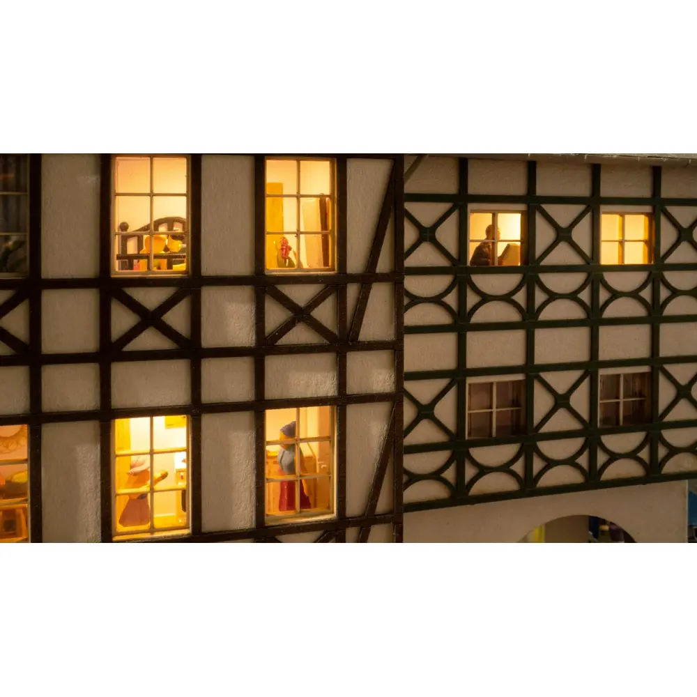 Lot de 8 Double led Blanc froid - Noch 51281 - HO 1/87 - 2