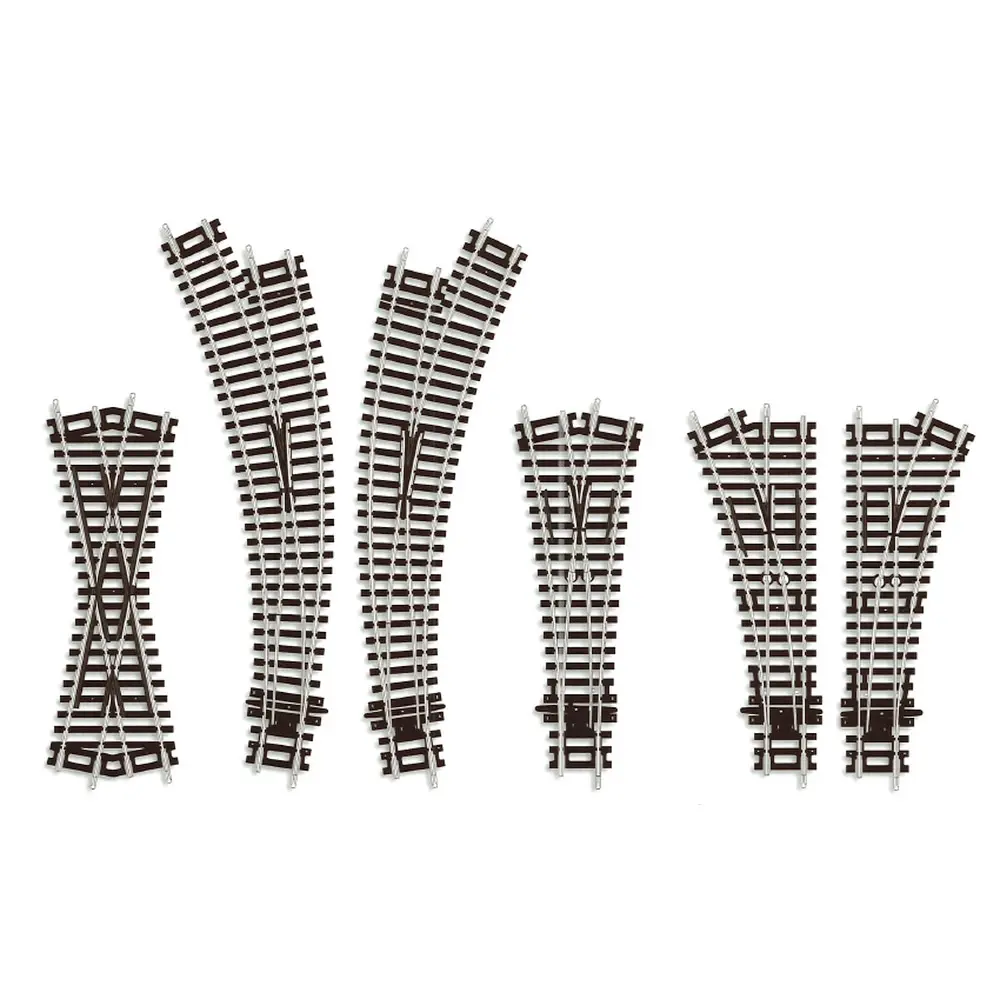 Croisement 22,5° Peco ST250 Insulfrog 168 mm code 100 - HO 1/87 - 2