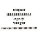 Rail de coupure 168 mm traverses bois Peco ST205 - HO : 1/87 - Code 100 - 2