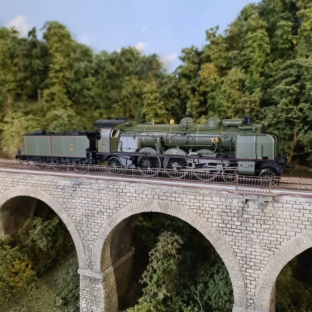 Locomotive à vapeur 2-231 K 4 "BOULOGNE" - REE MODELES MB132SAC - SNCF - HO 1/87 - 4