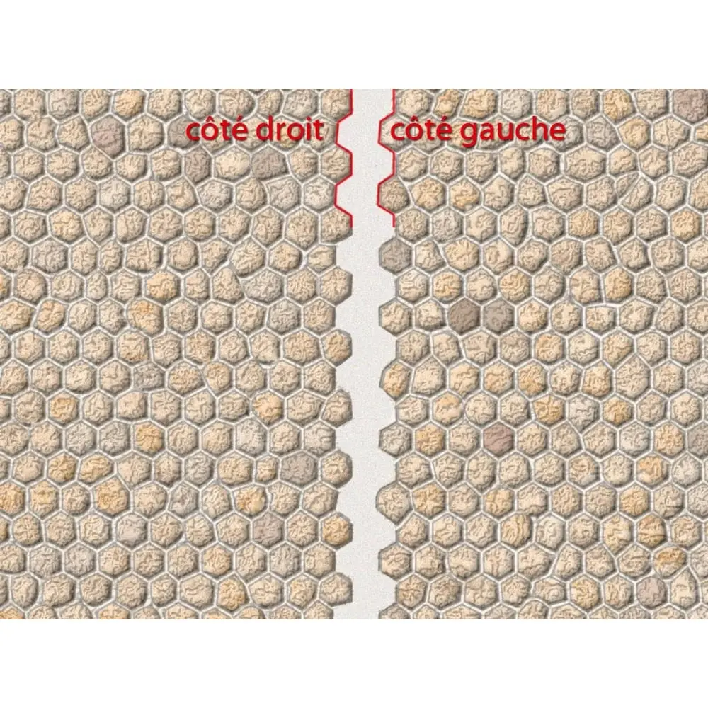 Pierres hexagonales ferrugineuses - Régions et Compagnies MAT024 - HO 1/87  - 2