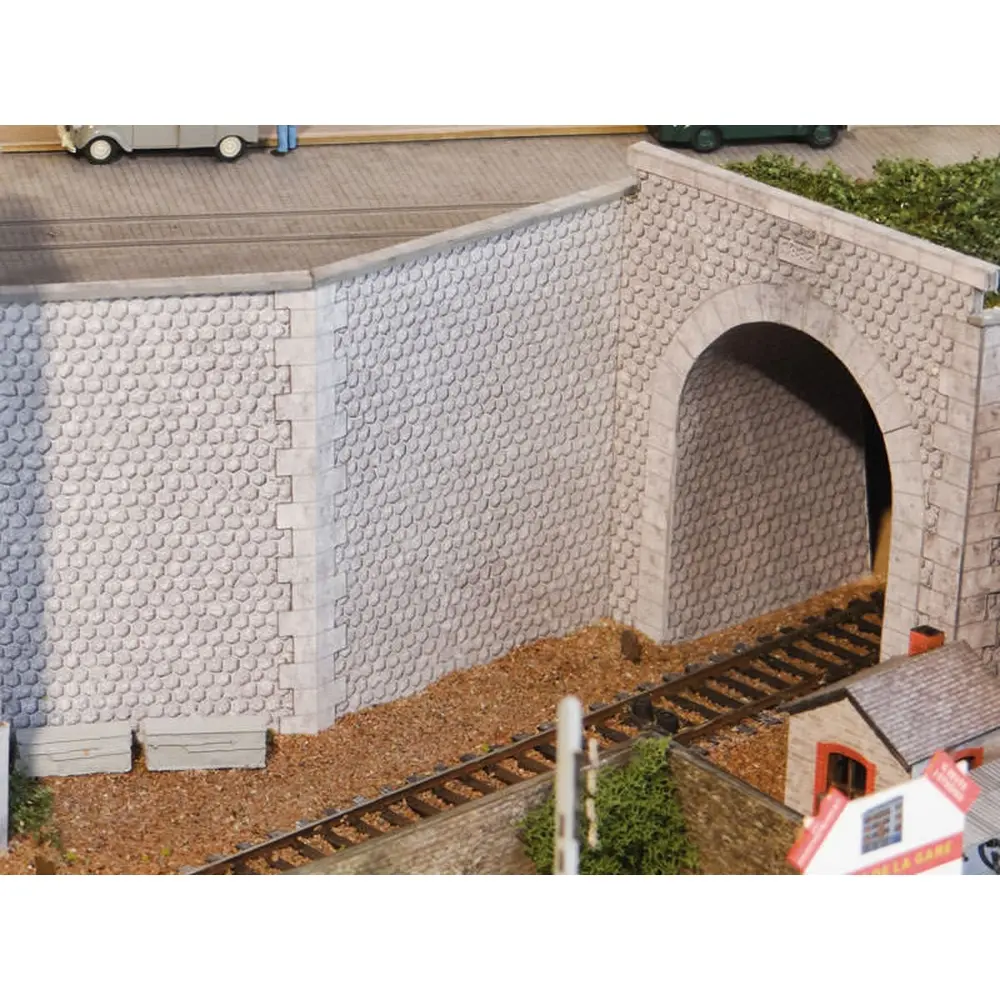 Pierres hexagonales grises - Régions et Compagnies MAT004 - HO 1/87  - 4