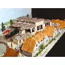 Rotonde type G 2 stalles d'extrémité - Régions et Compagnies DEP001 - HO 1/87 - 2