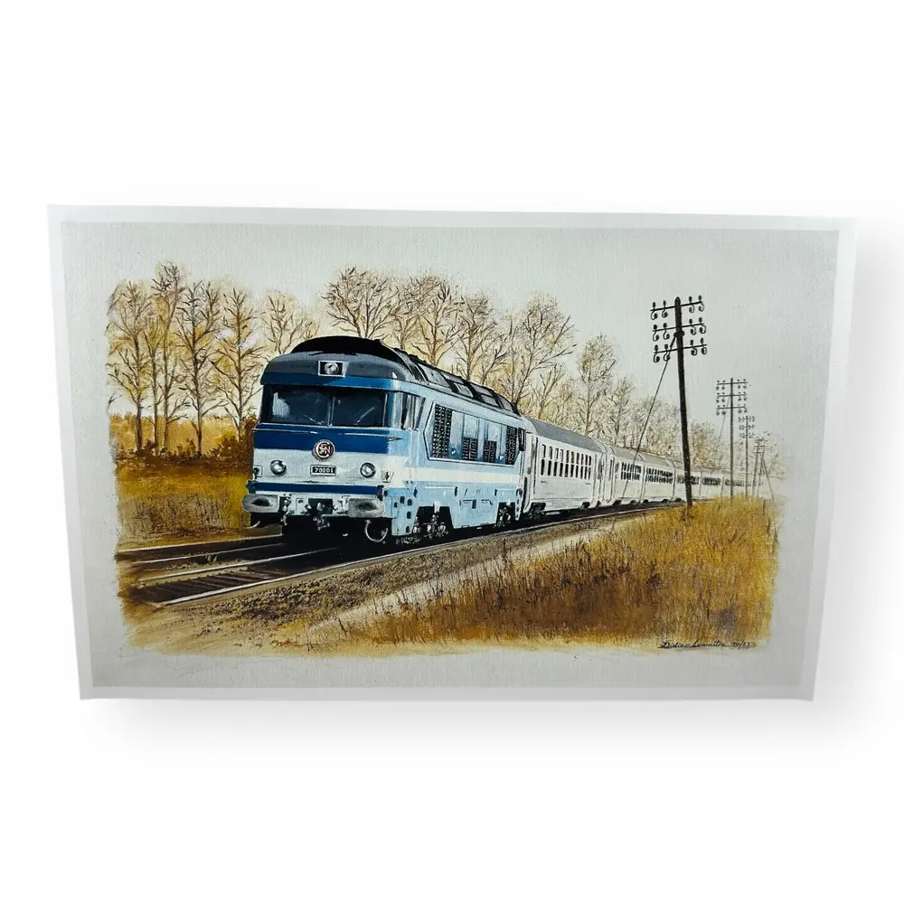 Locomotive diesel CC 70001 - Ree Modèles CC70001SAC - HO 1/87 - SNCF - Ep III - Digital sound fumigène - 3R - 6