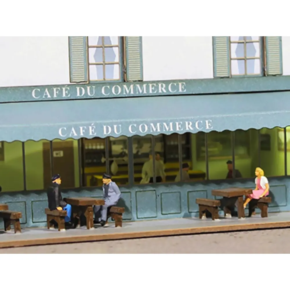 Café du Commerce - Régions et Compagnies FAC600 - HO 1/87  - 2