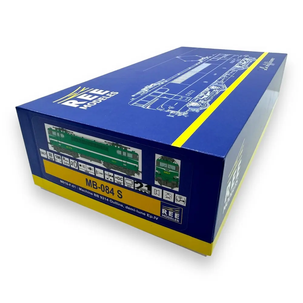 Locomotive électrique BB 9214 - REE Modèles MB084S - HO : 1/87 - SNCF - EP IV - 4