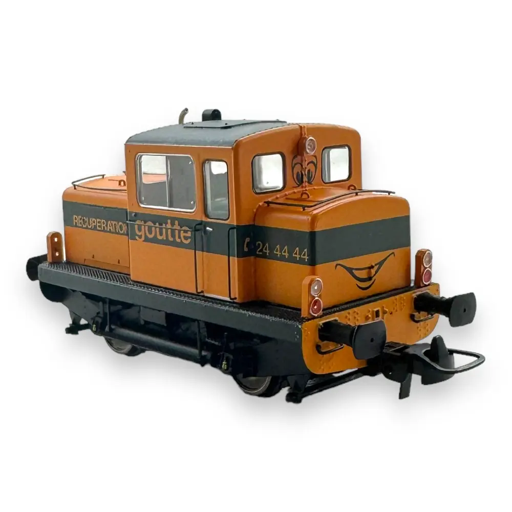 Locotracteur MOYSE 32 TDE, Ferrailleur goutte DCC SON - REE MODELS MB125DS - HO 1/87 - 2