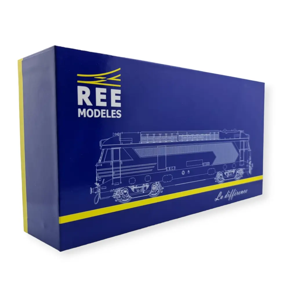Locomotive Diesel BB 67047 - DCC SON - REE Modèles MB150S - HO 1/87 - SNCF - EP III-IV - 4