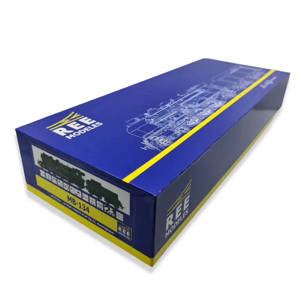 Locomotive Vapeur 231 D 154 - REE MODELES MB134 - HO 1/87 - PLM - EP II - Analogique  - 5