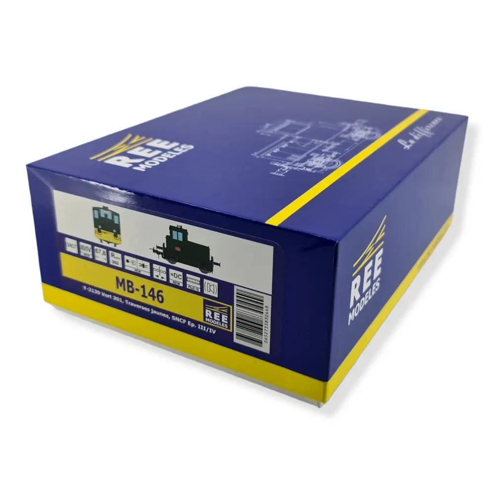 Locotracteur Y-2139 Vert "Nord" Analogique REE MODELES MB146 - SNCF - Ep III/IV - 4