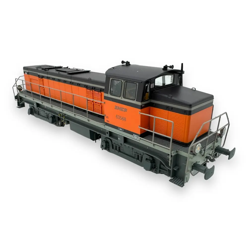 Locomotive diesel BB 63568 Arzens - Ree Modèles JM-010 - HO 1/87 - SNCF - Ep V - Analogique - 2R - 2