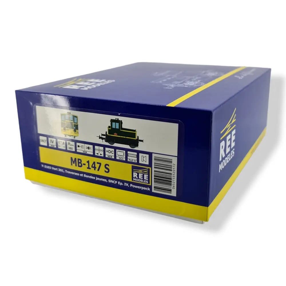 Locotracteur Y-2103 vert "Sud-Est" - Ree Modèles MB147S - HO 1/87 - SNCF - Ep IV - Digital sound - 2R - 4