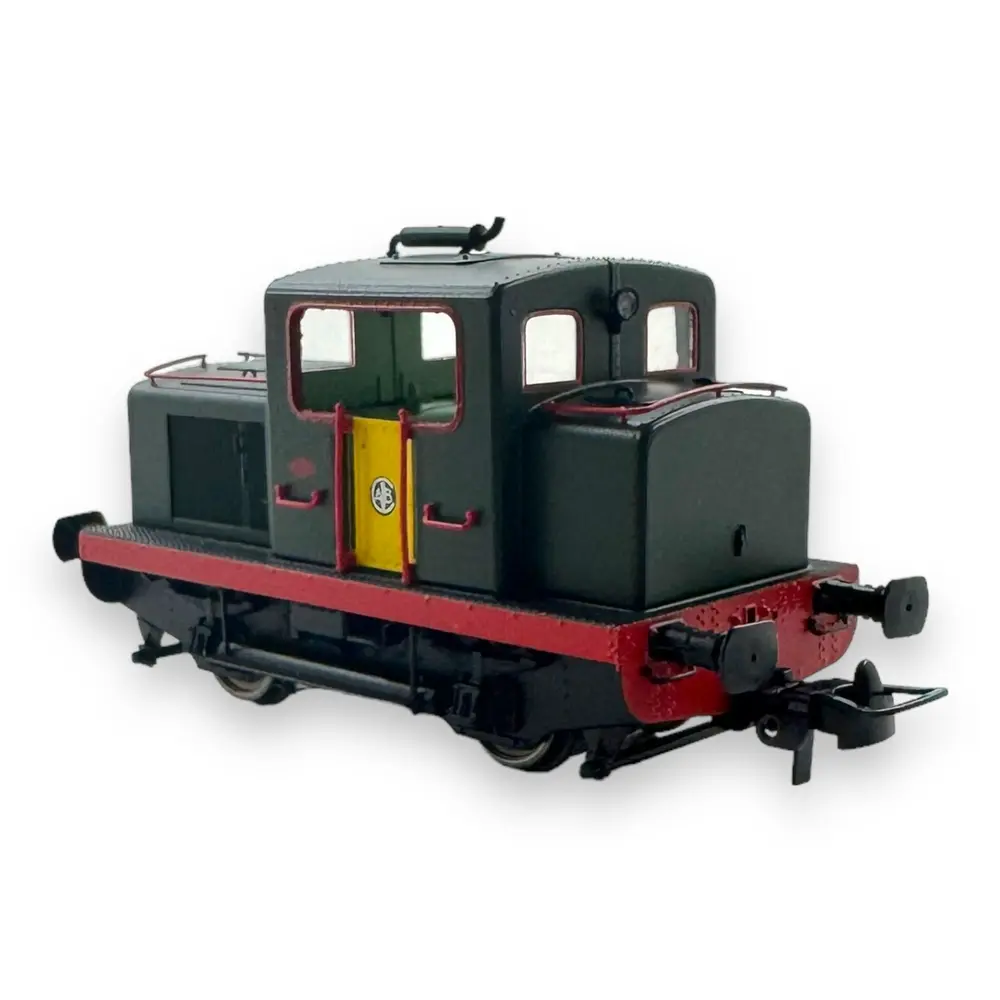 Locotracteur MOYSE 32 TDE | Vert 301 Bande rouge & porte jaune -DC- REE MODELES MB091 SNCF - 2