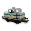 Locotracteur Moyse 32 TDE, Industriel Gris & Bande vert-Jaune - Ree Modèles MB122DS - HO 1/87 - Ex-SNCF - Ep IV-V - Digital sound - 2R - 2