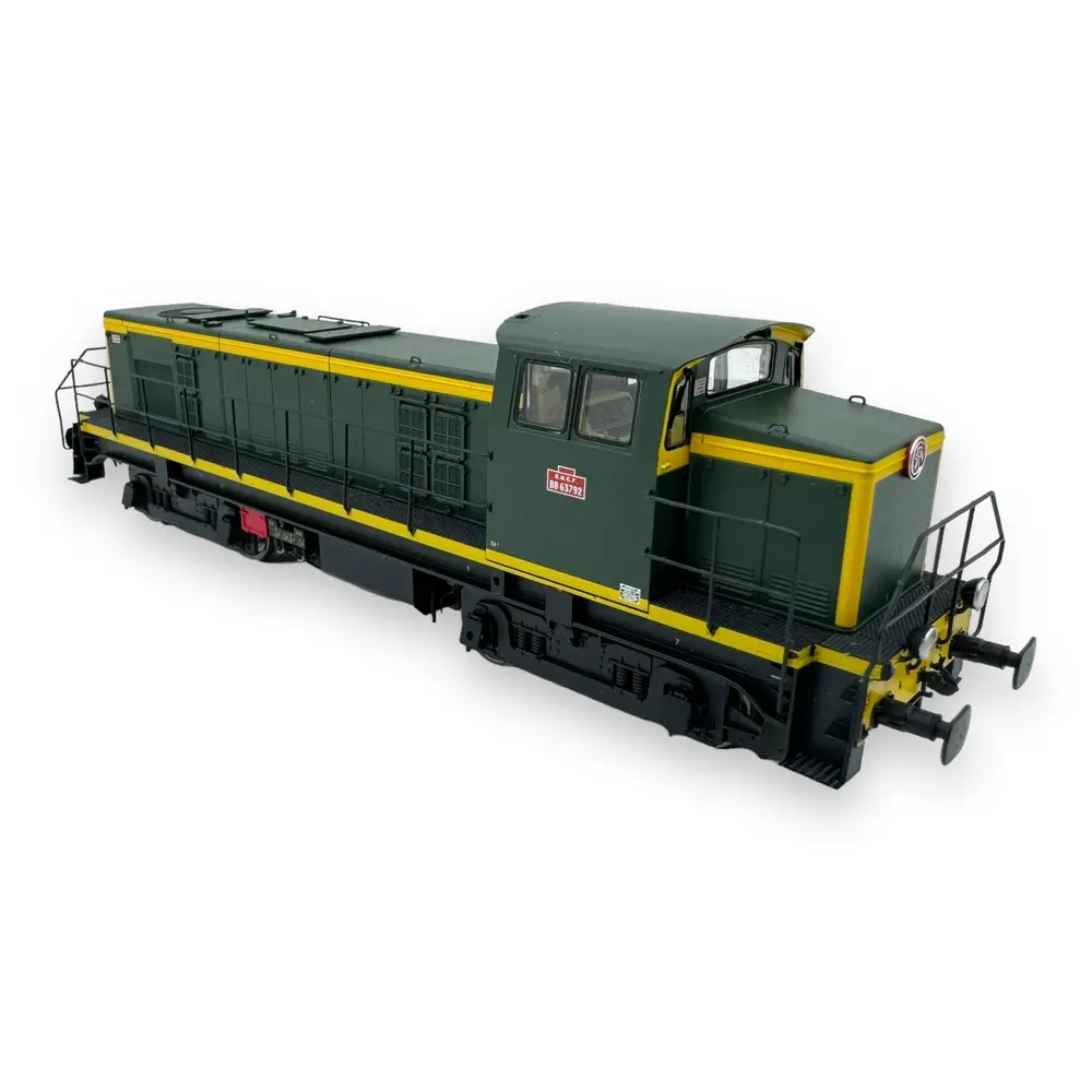 Locomotive diesel BB 63792 - Ree Modèles JM-008 - HO 1/87 - SNCF - Ep III - Analogique - 2R - 2