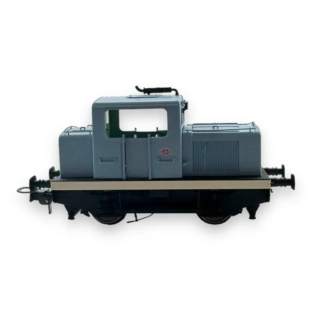 Locotracteur MOYSE 32 TDE | bleu industriel & Bande blanche -DC- REE MODELES MB092 SNCF - 3