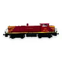 Locomotive Diesel 856 -Soute 5000L - Analogique - REE MODELES JM016 - CFL - HO Ep IV-V - 3