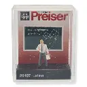 Un professeur avec feuille PREISER 29107 - HO 1/87 - 2