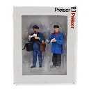 2 figurines "Livraison de courrier" PREISER 45093 - II G 1/22.5 - 2