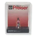 Femme en béquilles avec attèle genou PREISER 28216 - HO 1/87 - 2