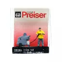 Homme avec nettoyeur haute pression - HO 1/87 - PREISER 28253 - 2
