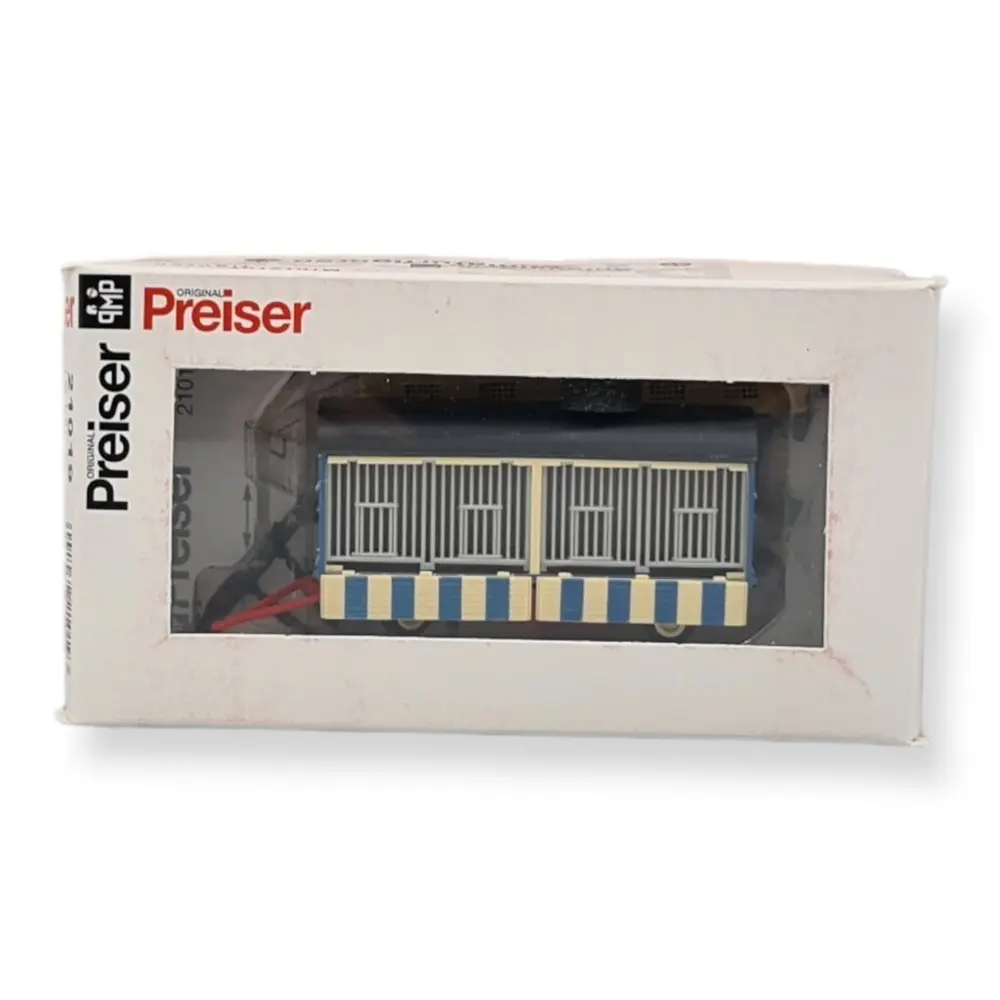 Voiture-cage du cirque Circus Krone - Preiser 21019 - HO 1/87e - 3