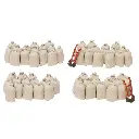 Sacs avec chariots à main, 60 pièces - 2