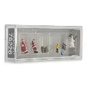 Lot de personnages miniatures représentant des enfants rencontrant le père Noël - Preiser 79226 - N 1/160 - 2